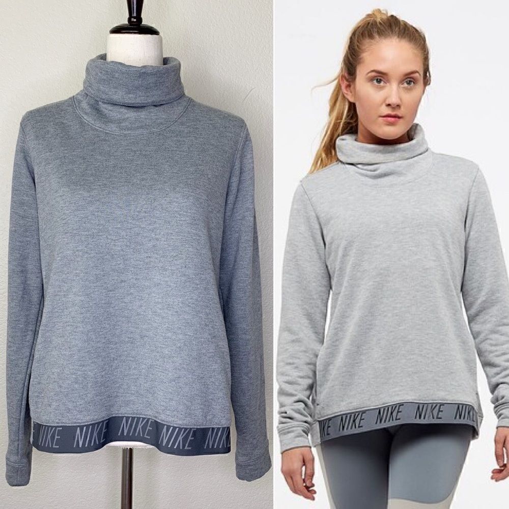 Nike Women’s Size Medium Dri-Fit Cowl Neck Long Sleeves
